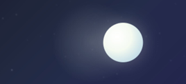 17A. Theme 4 Space Drift Floating World. Floating Object Movement variation with the orb drifting toward a brighter side.